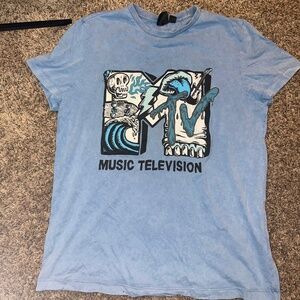 MTV blue t shirt